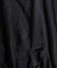 FMEGD07390 MICHEL KLEIN(ミッシェルクラン) ナイロンクロス ギャザーワンピース ブラウン