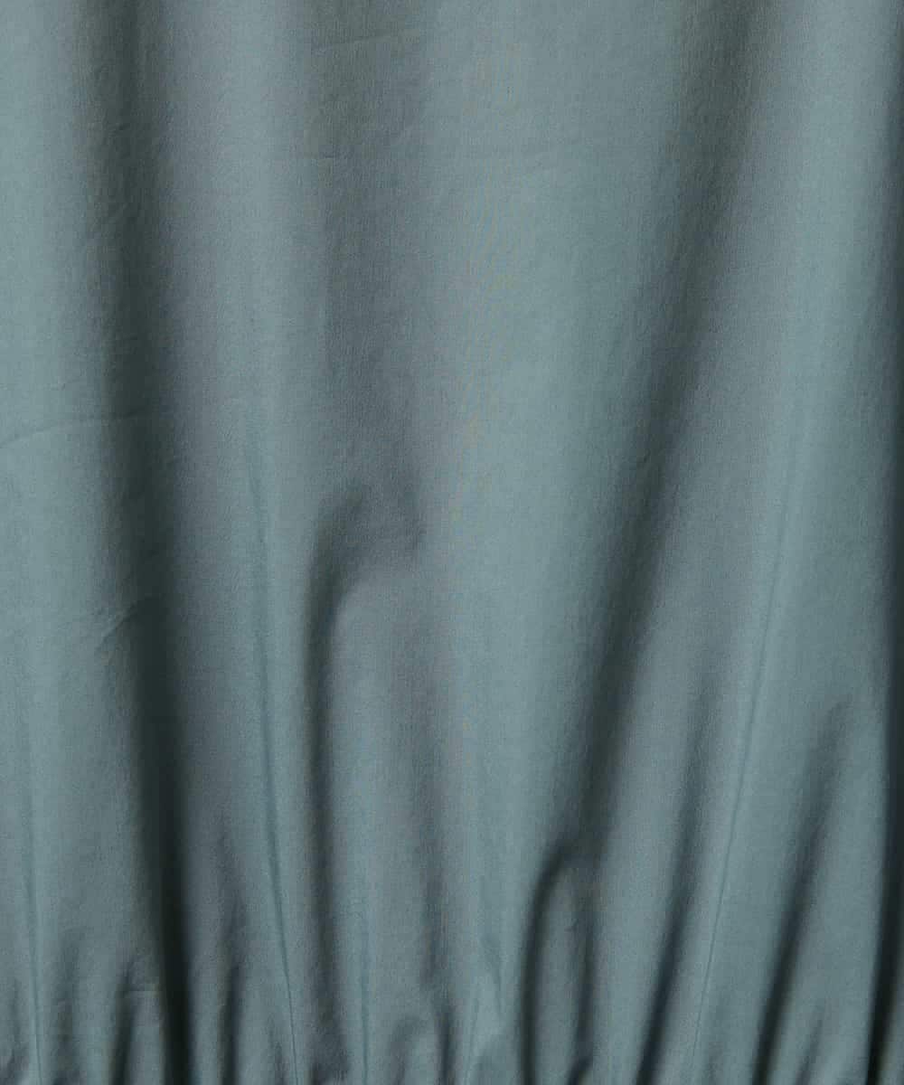 FMEGD09370 MICHEL KLEIN(ミッシェルクラン) フレアシャツワンピース ブルー