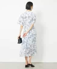 FMEHV50330 MICHEL KLEIN(ミッシェルクラン) ペイズリープリント3WAYワンピース ブラック系(94)