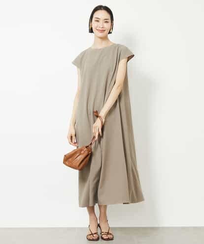 FMEHV53290 MICHEL KLEIN [セットアップ対応]ドライタッチリネンライクワンピース