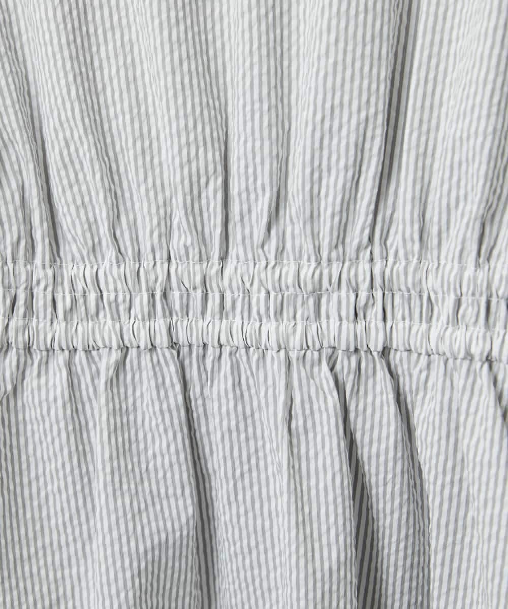 FMEID01370 MICHEL KLEIN(ミッシェルクラン) Vネックフレアワンピース ネイビー