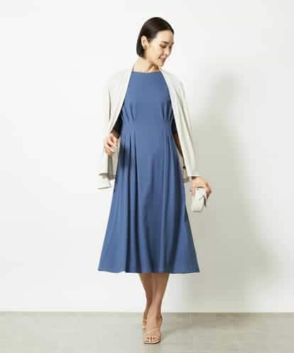 FMEJA04290 MICHEL KLEIN ストレッチカットワンピース