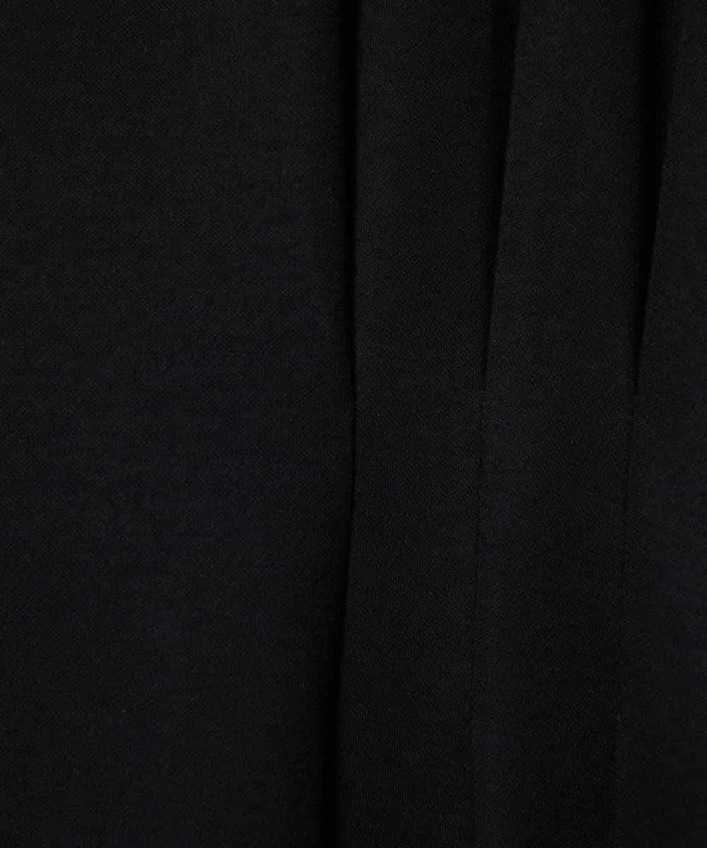 FMEJA04290 MICHEL KLEIN(ミッシェルクラン) ストレッチカットワンピース ブルー
