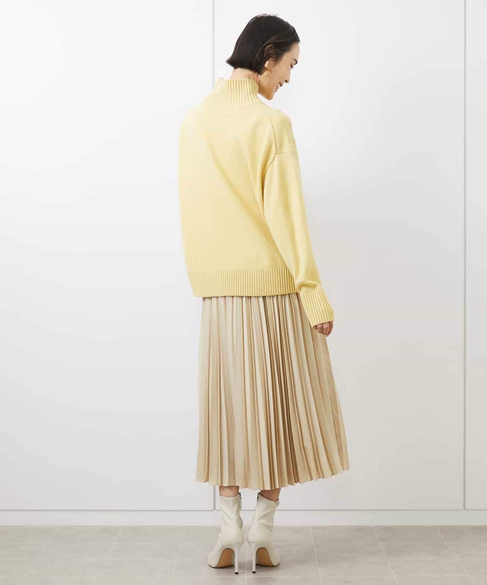 FMFAA35230 MICHEL KLEIN(ミッシェルクラン) [ドラマ着用]ラムウールハイネックニット ベージュ