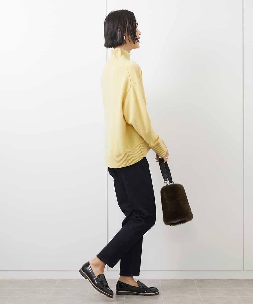 FMFAA35230 MICHEL KLEIN(ミッシェルクラン) [ドラマ着用]ラムウールハイネックニット ベージュ