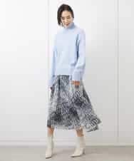 FMFAA35230 MICHEL KLEIN(ミッシェルクラン) [ドラマ着用]ラムウールハイネックニット ベージュ