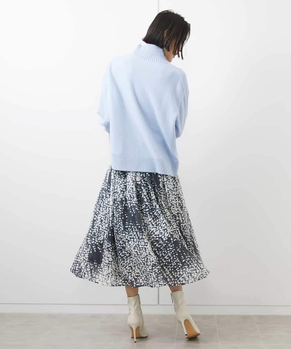 FMFAA35230 MICHEL KLEIN(ミッシェルクラン) [ドラマ着用]ラムウールハイネックニット ベージュ