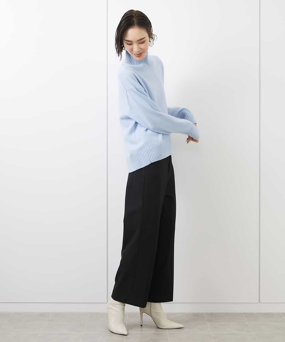 FMFAA35230 MICHEL KLEIN(ミッシェルクラン) [ドラマ着用]ラムウールハイネックニット ベージュ
