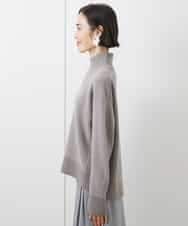 FMFAA35230 MICHEL KLEIN(ミッシェルクラン) [ドラマ着用]ラムウールハイネックニット ベージュ