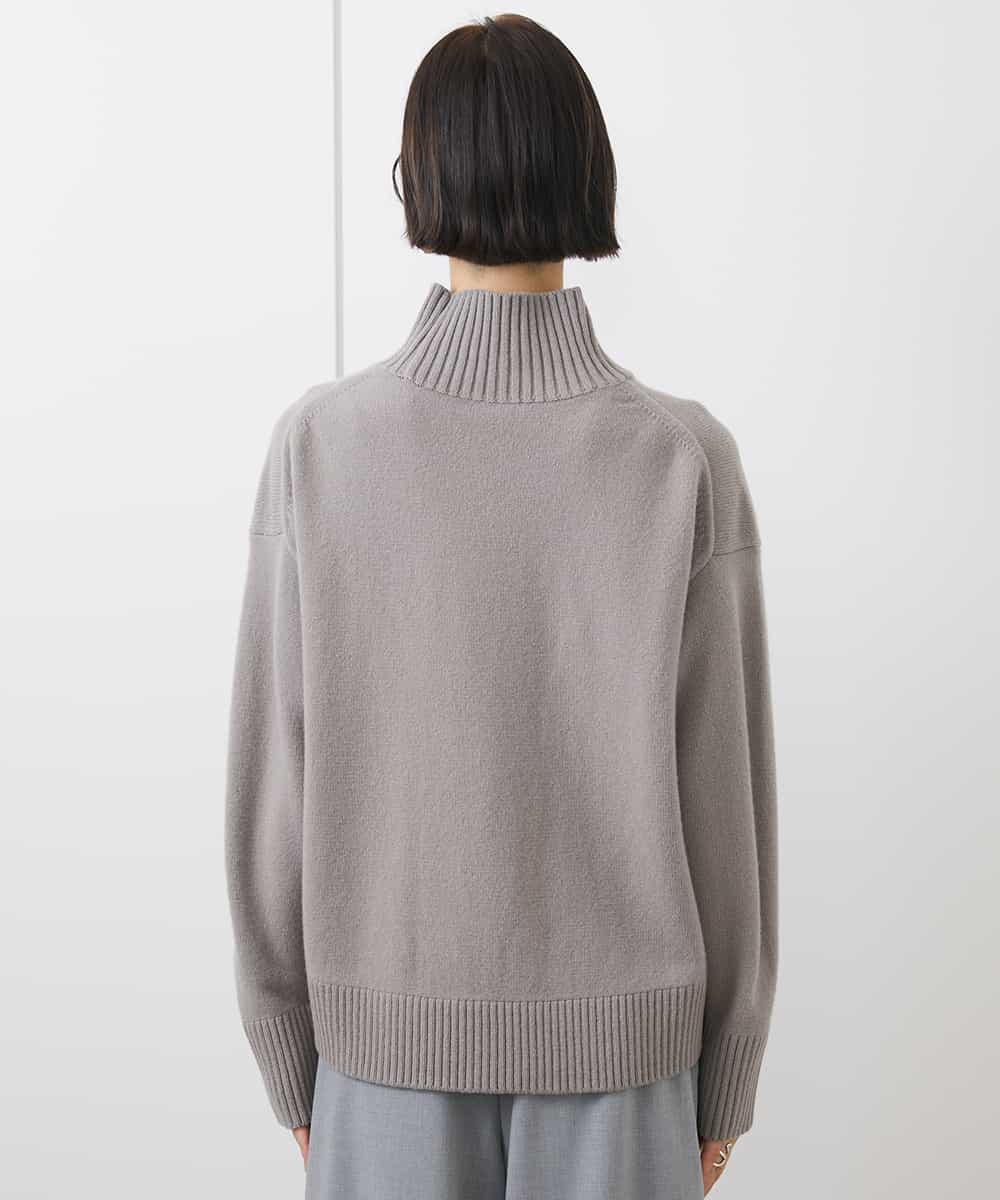 FMFAA35230 MICHEL KLEIN(ミッシェルクラン) [ドラマ着用]ラムウールハイネックニット ベージュ