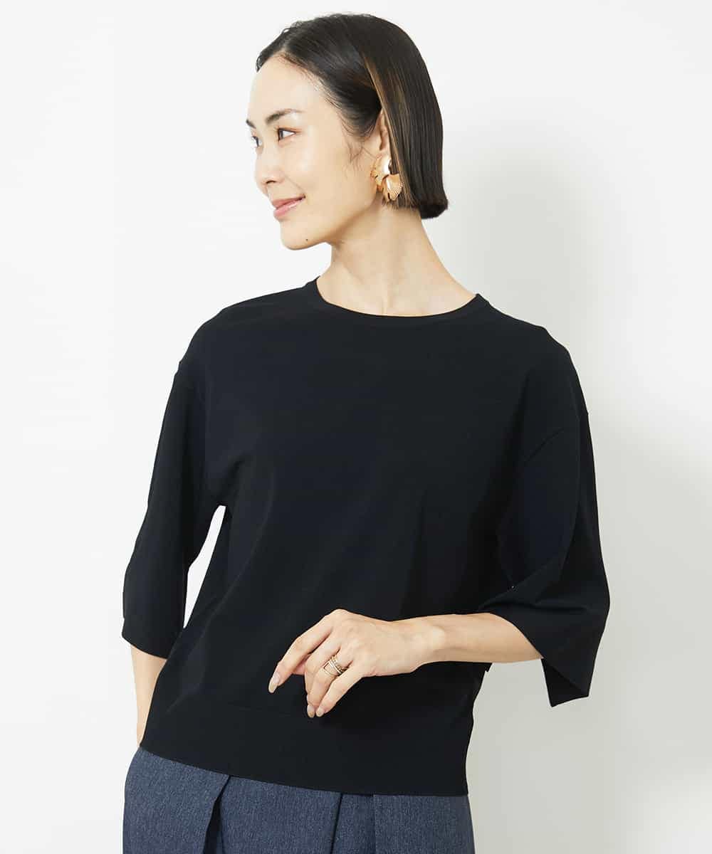 FMFAA70200 MICHEL KLEIN(ミッシェルクラン) [WEB限定]スリットスリーブニット レッド(05)