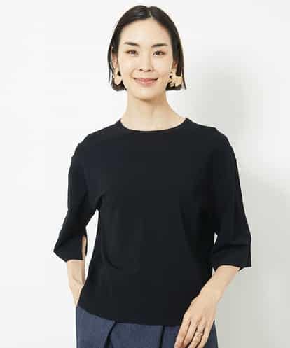 FMFAA70200 MICHEL KLEIN [WEB限定]スリットスリーブニット