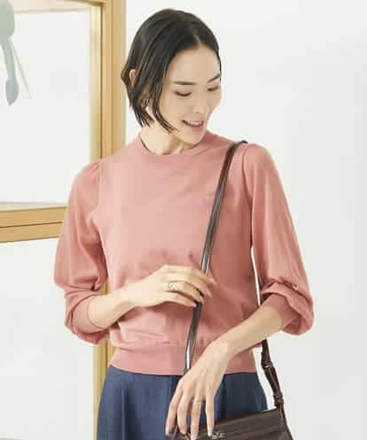 FMFAA71240 MICHEL KLEIN [WEB限定]シアースリーブニット