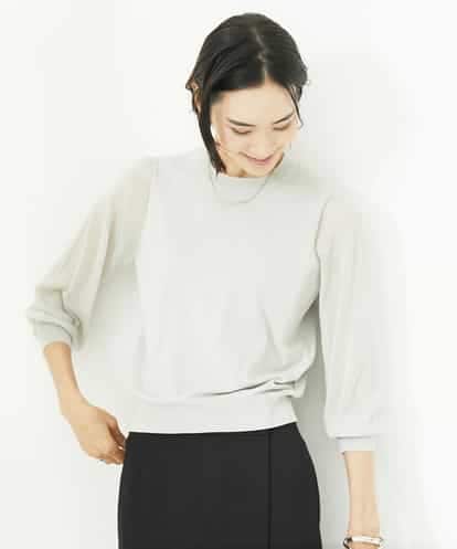 FMFAA71240 MICHEL KLEIN [WEB限定]シアースリーブニット