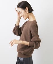 FMFAB17190 MICHEL KLEIN(ミッシェルクラン) ホールガーメント(R)ドルマンスリーブニット（長袖） ベージュ