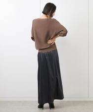 FMFAB17190 MICHEL KLEIN(ミッシェルクラン) ホールガーメント(R)ドルマンスリーブニット（長袖） ベージュ