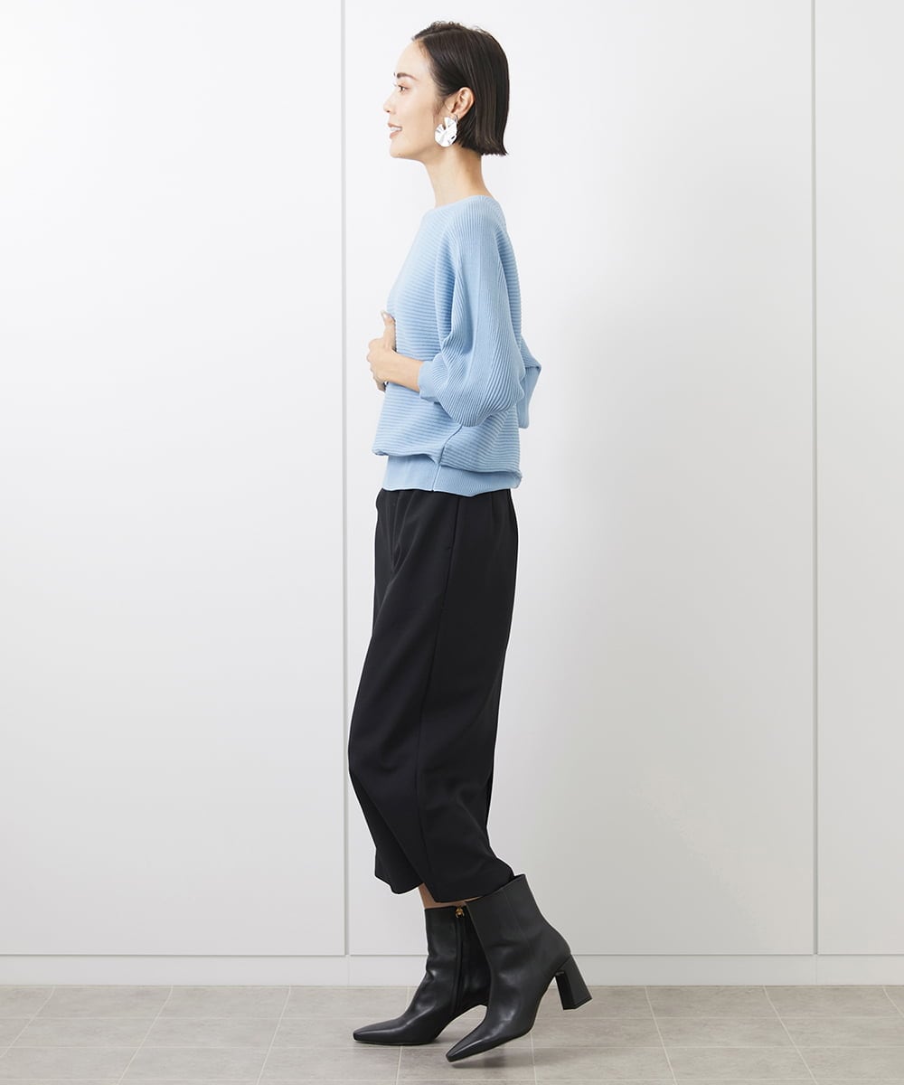 FMFAB17190 MICHEL KLEIN(ミッシェルクラン) ホールガーメント(R)ドルマンスリーブニット（長袖） ベージュ