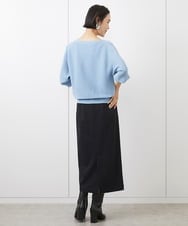 FMFAB17190 MICHEL KLEIN(ミッシェルクラン) ホールガーメント(R)ドルマンスリーブニット（長袖） ベージュ