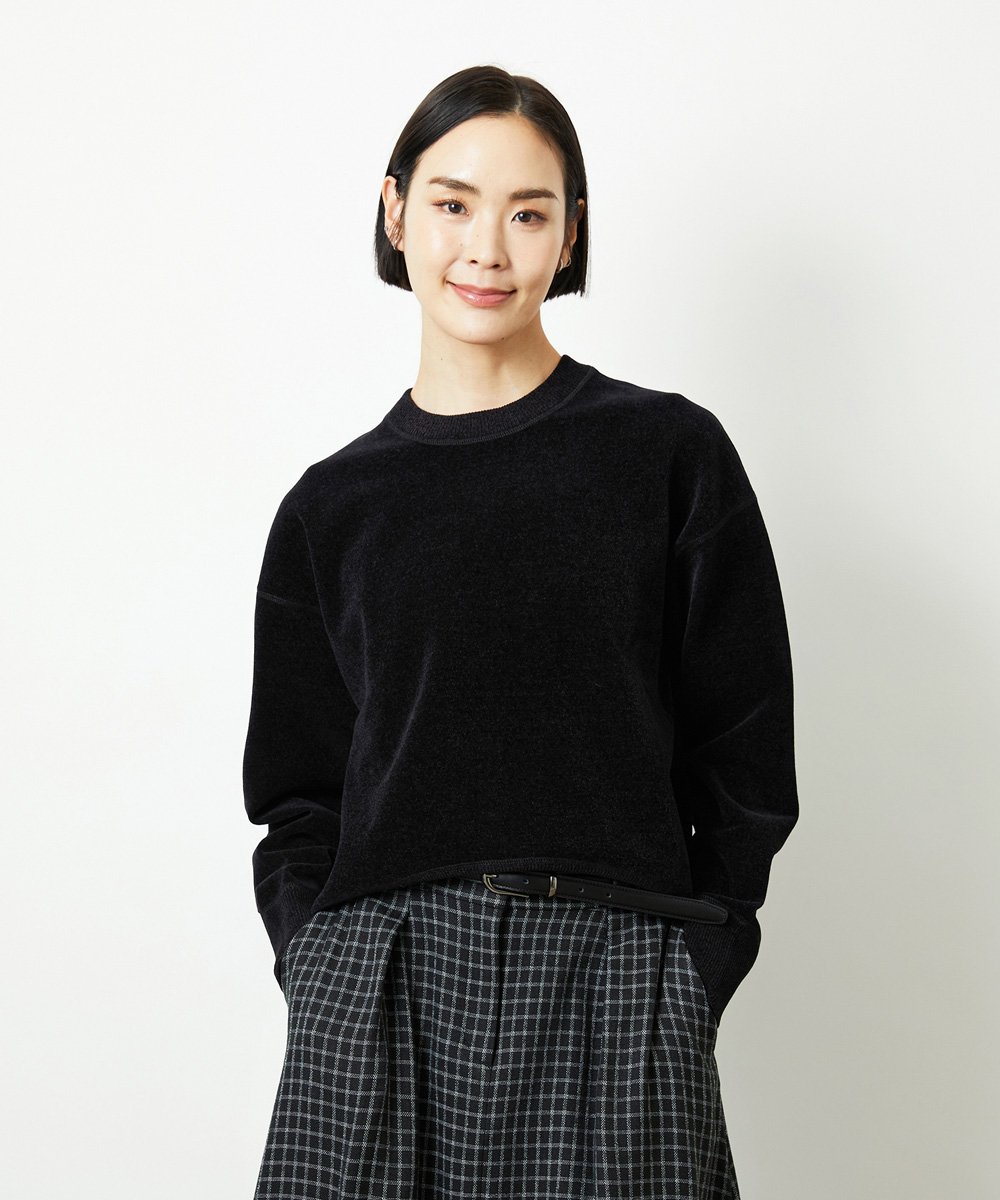 FMFAD11200 MICHEL KLEIN(ミッシェルクラン) モールプルオーバー ライトグレー