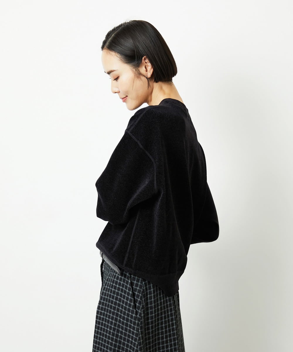 FMFAD11200 MICHEL KLEIN(ミッシェルクラン) モールプルオーバー ライトグレー