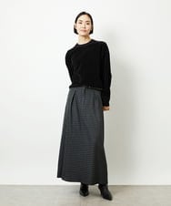 FMFAD11200 MICHEL KLEIN(ミッシェルクラン) モールプルオーバー ライトグレー