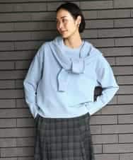 FMFAD11200 MICHEL KLEIN(ミッシェルクラン) モールプルオーバー ライトグレー