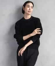 FMFAD11200 MICHEL KLEIN(ミッシェルクラン) モールプルオーバー ライトグレー