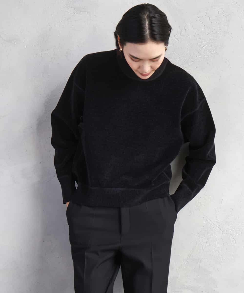 FMFAD11200 MICHEL KLEIN(ミッシェルクラン) モールプルオーバー ライトグレー