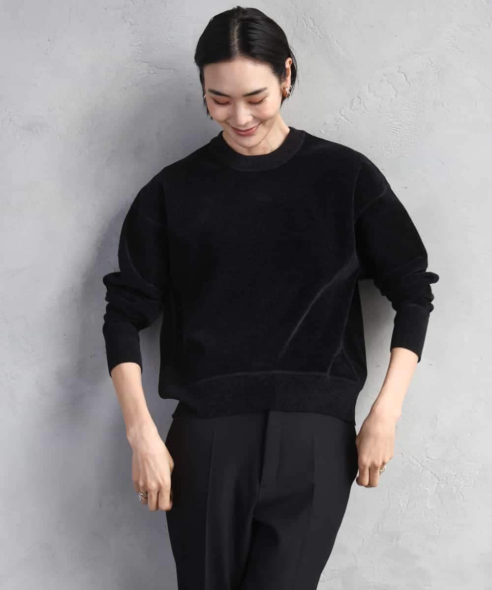 FMFAD11200 MICHEL KLEIN(ミッシェルクラン) モールプルオーバー ライトグレー