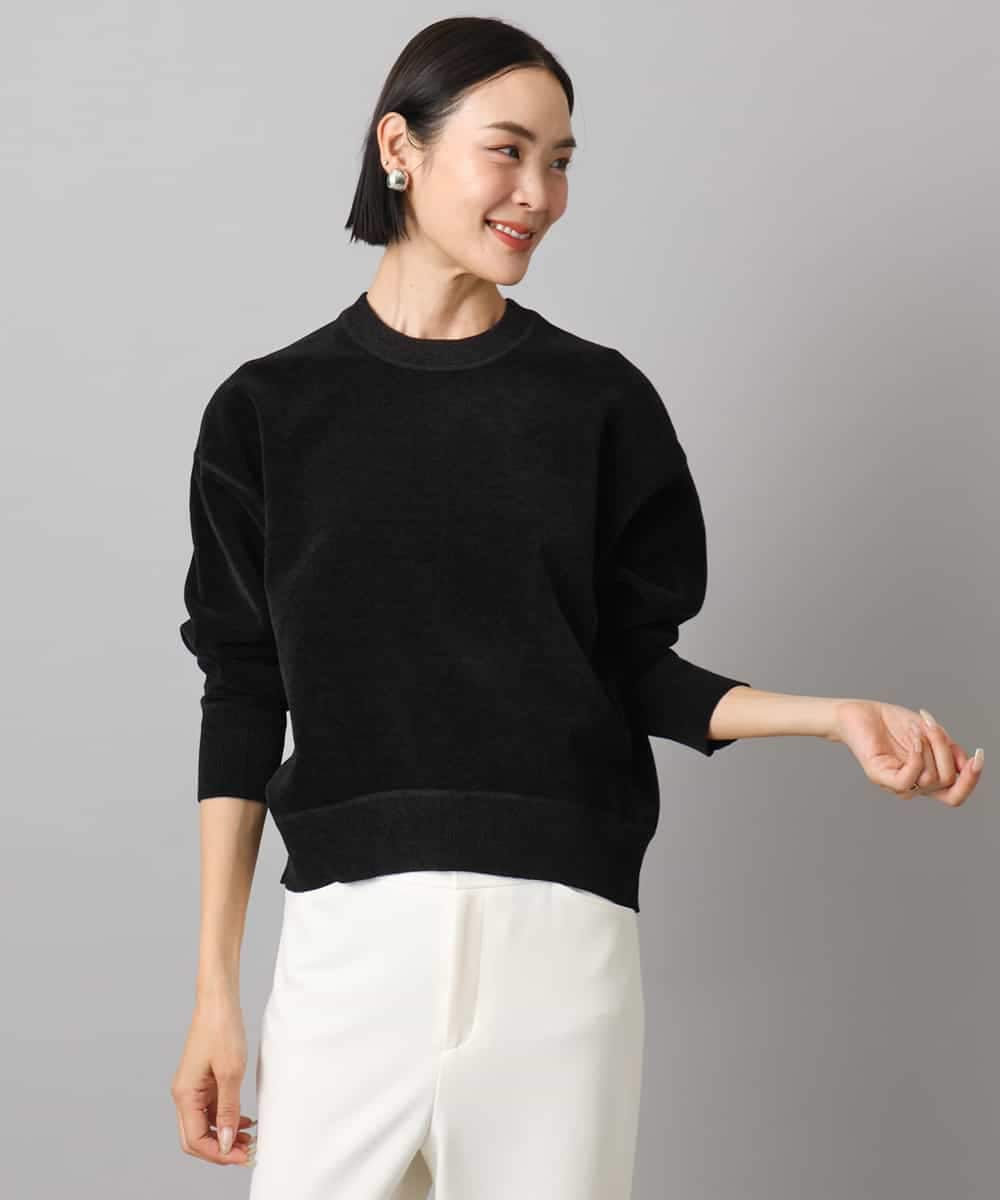 FMFAD11200 MICHEL KLEIN(ミッシェルクラン) モールプルオーバー ライトグレー