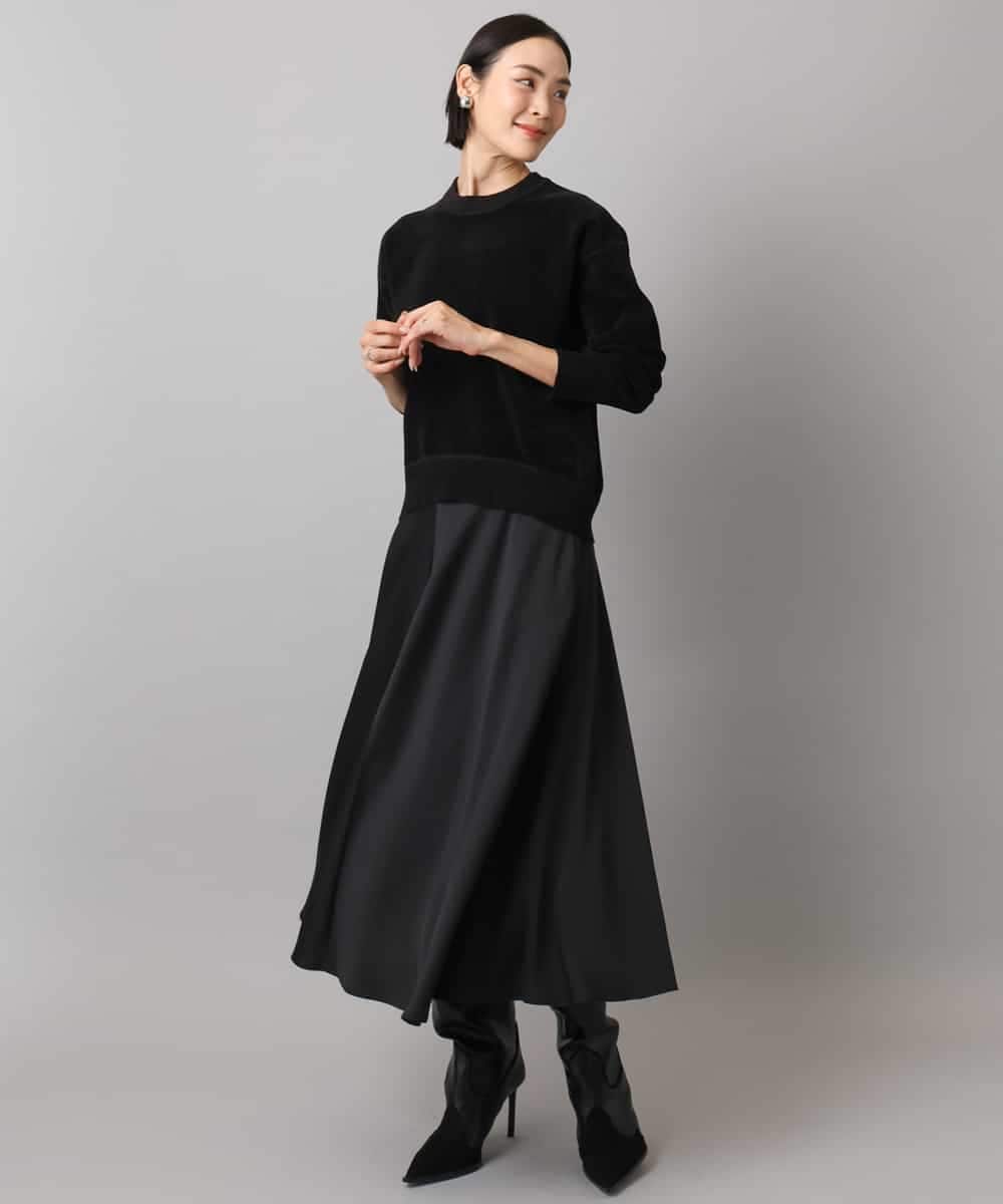 FMFAD11200 MICHEL KLEIN(ミッシェルクラン) モールプルオーバー ライトグレー