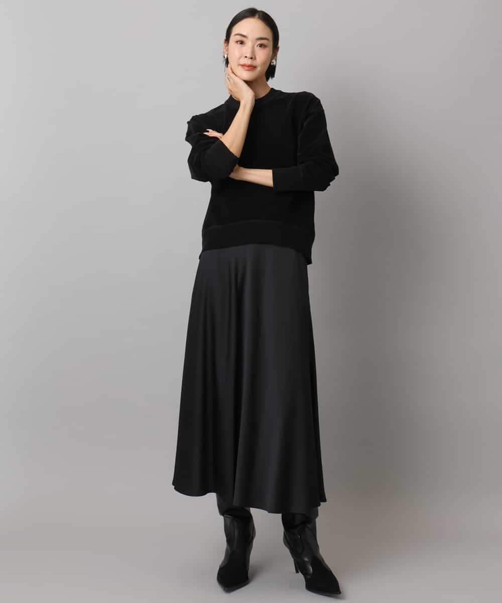 FMFAD11200 MICHEL KLEIN(ミッシェルクラン) モールプルオーバー ライトグレー