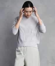 FMFAD11200 MICHEL KLEIN(ミッシェルクラン) モールプルオーバー ライトグレー