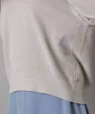 FMFAD11200 MICHEL KLEIN(ミッシェルクラン) モールプルオーバー ライトグレー