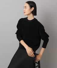 FMFAD11200 MICHEL KLEIN(ミッシェルクラン) モールプルオーバー ブラック