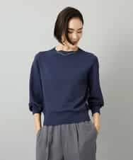 FMFAD15190 MICHEL KLEIN(ミッシェルクラン) ホールガーメント(R)ボトルネックニット ネイビー