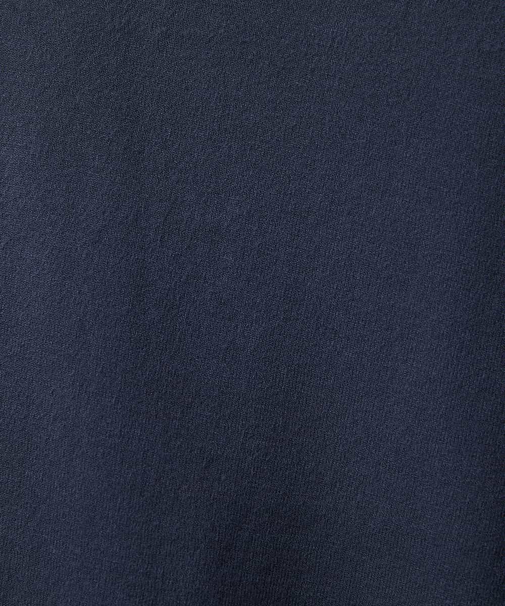 FMFAD15190 MICHEL KLEIN(ミッシェルクラン) ホールガーメント(R)ボトルネックニット ネイビー
