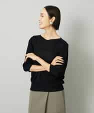 FMFAD19200 MICHEL KLEIN(ミッシェルクラン) ドルマンスリーブニット ラベンダー