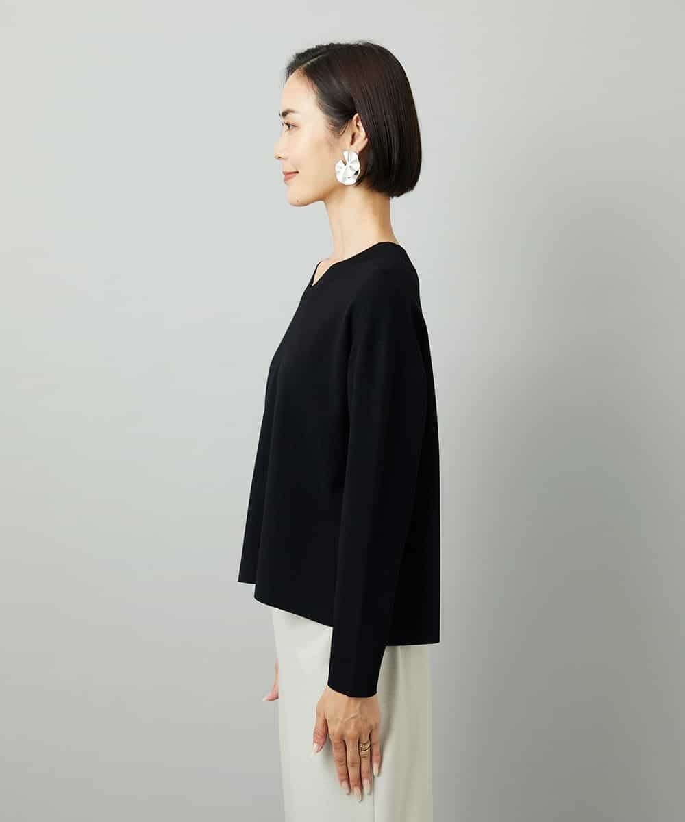 FMFAD23210 MICHEL KLEIN(ミッシェルクラン) Vネックニット ベージュ