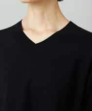 FMFAD23210 MICHEL KLEIN(ミッシェルクラン) Vネックニット ベージュ