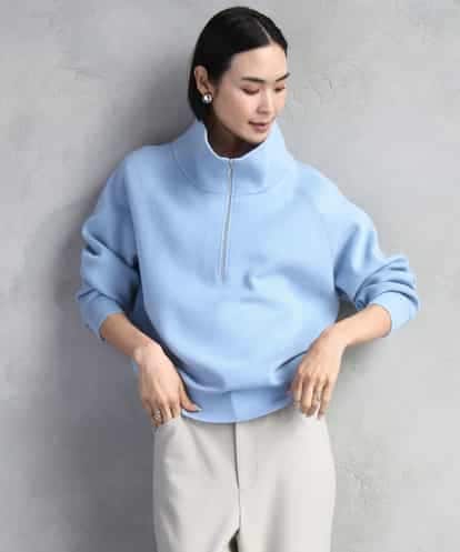 FMFAD25230 MICHEL KLEIN ハーフジップニット