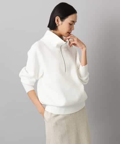 FMFAD25230 MICHEL KLEIN ハーフジップニット