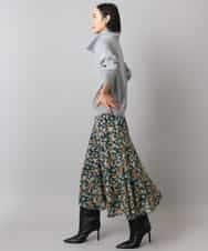 FMFAD25230 MICHEL KLEIN(ミッシェルクラン) ハーフジップニット ホワイト