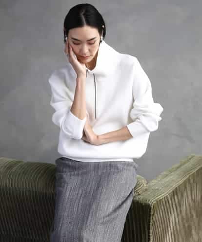 FMFAD25230 MICHEL KLEIN ハーフジップニット