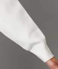 FMFAD25230 MICHEL KLEIN(ミッシェルクラン) ハーフジップニット ホワイト