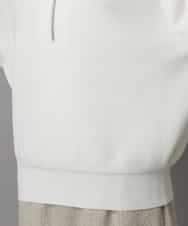 FMFAD25230 MICHEL KLEIN(ミッシェルクラン) ハーフジップニット ホワイト