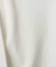 FMFAD25230 MICHEL KLEIN(ミッシェルクラン) ハーフジップニット ホワイト