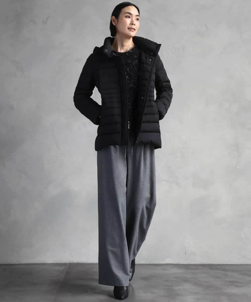 FMFAD27230 MICHEL KLEIN(ミッシェルクラン) フェザーヤーンラメプルオーバー ベージュ