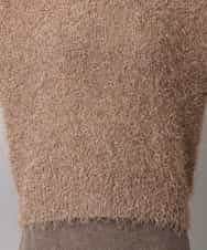 FMFAD27230 MICHEL KLEIN(ミッシェルクラン) フェザーヤーンラメプルオーバー ベージュ