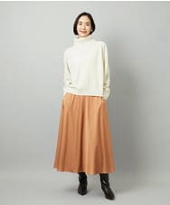 FMFAD28230 MICHEL KLEIN(ミッシェルクラン) [定番人気]ハイネックニット ブルー